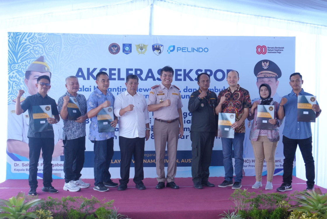 Barantin Sertifikasi Komoditas Ekspor Kepulauan Babel Bernilai Rp11,3 Miliar