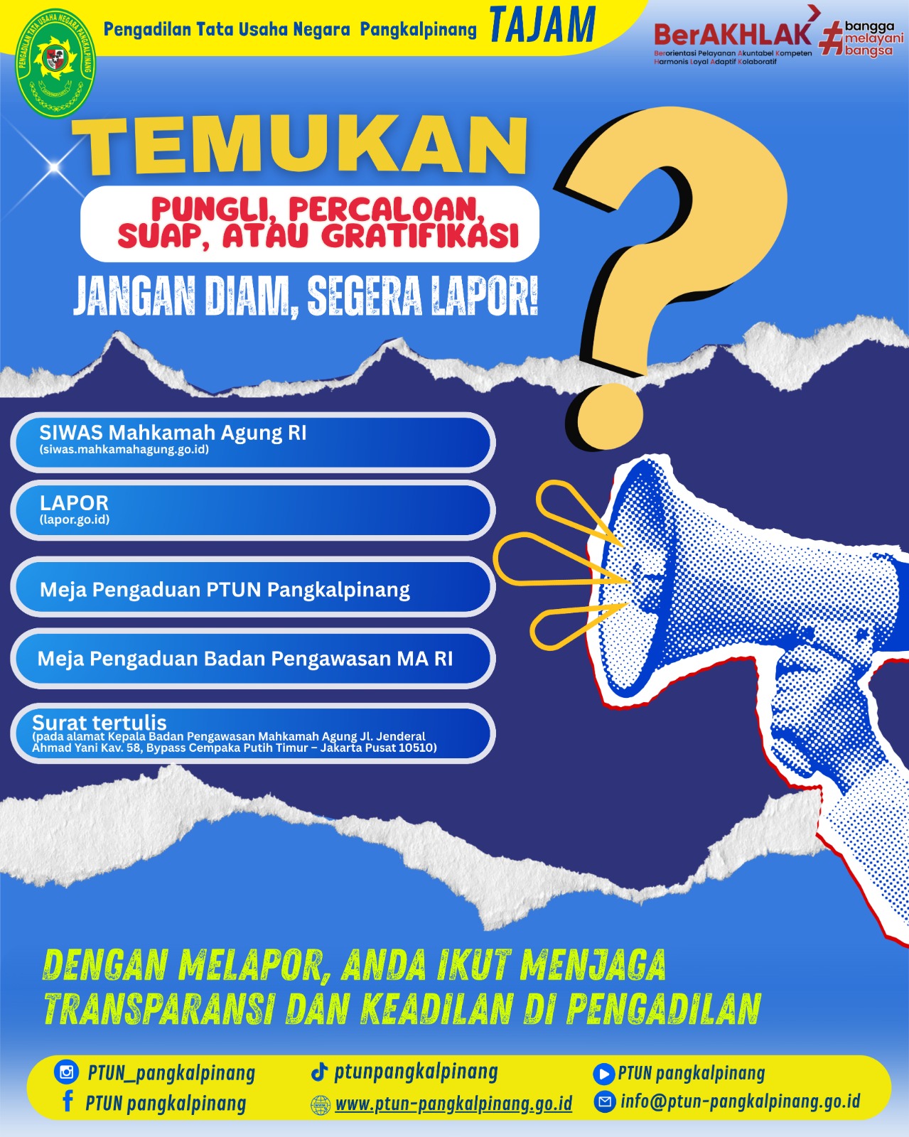 INFORMASI PENGADUAN PADA PTUN PANGKALPINANG